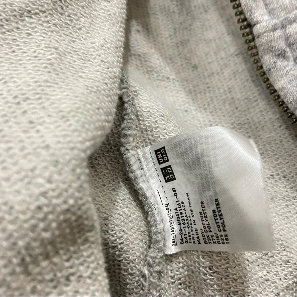 UNIQLO - Hooded Sweatshirt Jacket - USED - Picture 5 of 9